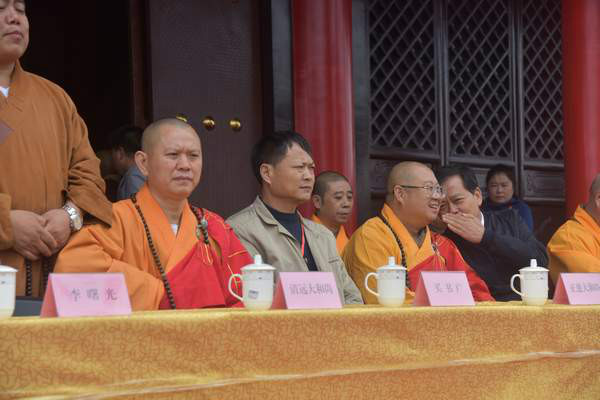 佛教临济宗白云系众弟子齐聚祖庭 桐柏山太白顶云台禅寺举行佛像开光庆典法会