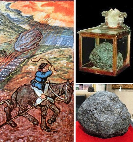 神秘不解的来客 有宗教崇拜色彩的陨石谜团