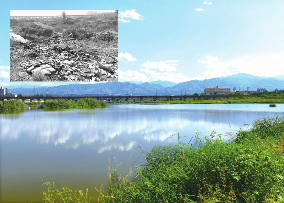 新旧对比看千渭——陕西千渭之会国家湿地公园建设掠影