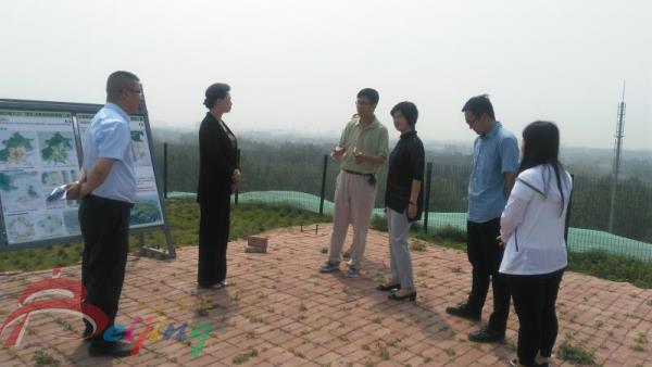 市旅游委调研南苑森林湿地公园