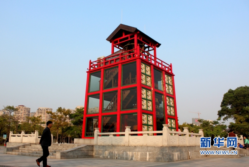 厦门同安苏颂公园走近水运仪象台 一睹“世界时钟之祖”真容